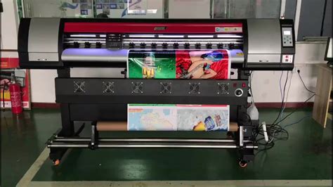 18m Roll To Roll Digital Inkjet Xp600 Eco Solvent Printer Dx5 Large