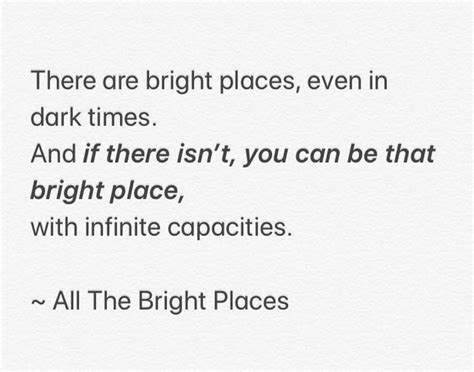 All The Bright Places Quotes