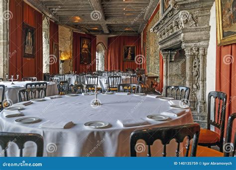 Interiors Of Leeds Castle Uk Editorial Stock Image Image Of Room