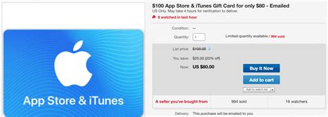 Get free $100 itunes gift card. eBay: $100 iTunes E-Gift for $80, Limit 3 - Doctor Of Credit