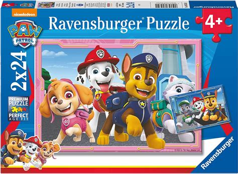 Ravensburger Puzzle 80534 Paw Patrol Hunde Helden 2x24 Teile
