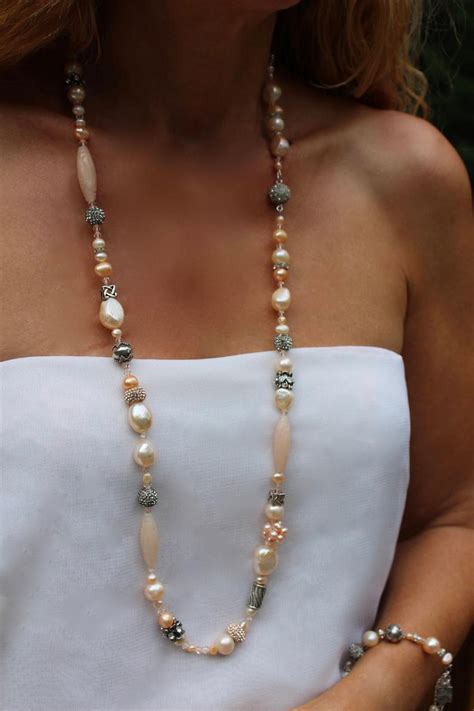 Pink Pearl Necklace Pink Pearl Choker Pearl Necklace Pearl Choker