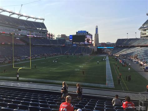 Section 119 At Gillette Stadium New England Patriots