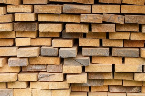 Premium Photo Wood Timber Construction Material Wooden Planks