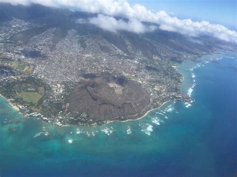 Diamond Head From The Sky Oahu Hawaii Smithsonian Photo Contest