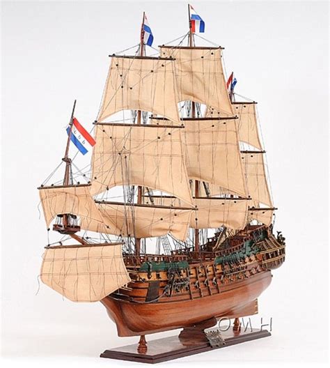 Friesland Wooden Ship Model Tall Ship Frigate Decor Wooden Ship