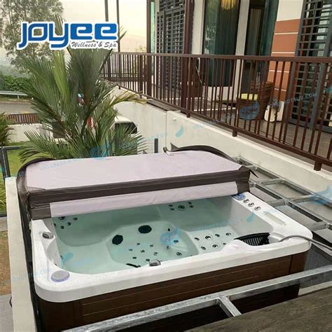 Joyee 6 Person Garden Swim Spa Acrylic Balboa Hot Tub Outdoor Whirlpool