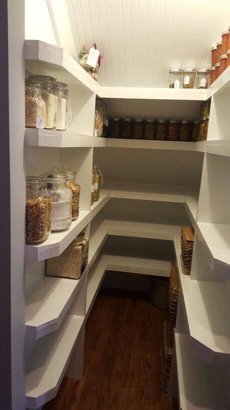 Under stairs pantry ikea shelves, rod and hooks. Under the stairs pantry, small pantry, white pantry ...