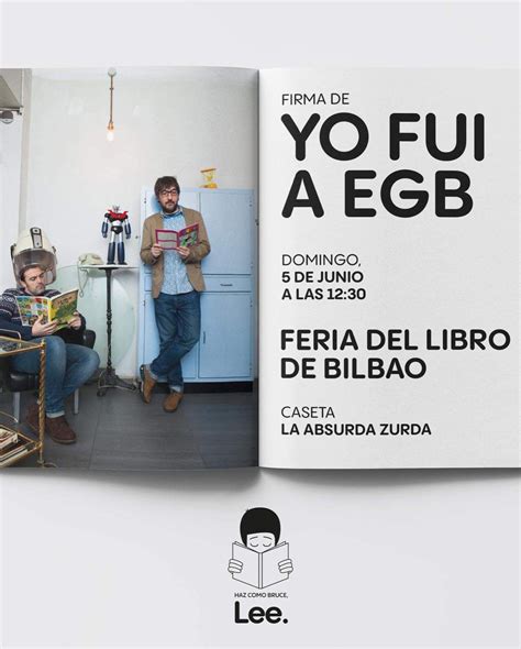 yo fuí a egb on twitter a partir de las 12 30 os esperamos en la feria del libro de bilbao