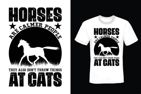 Horse T Shirt Design Vintage Typography 10771217 Vector Art At Vecteezy