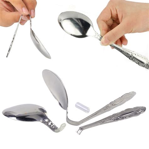 Magic Trick Perfect Bend Spoon Bending Gimmick Close Up Magician Street Stage 719363989968 Ebay