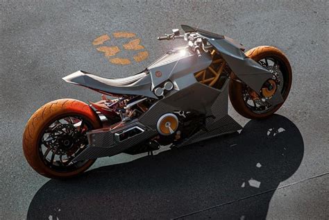 This Lamborghini Motorcycle Concept Is A Carbon Clad Sports Cruiser