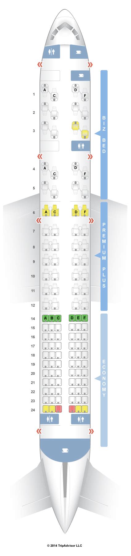 757 Seat Map Photos