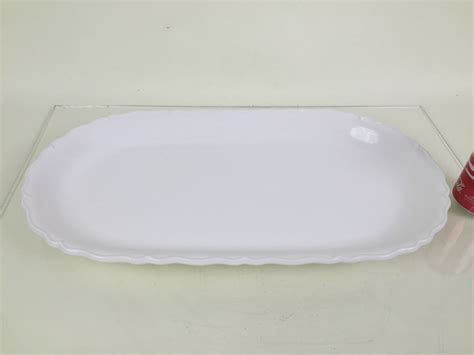 Large White Serving Platter By Ceriart Sa Made In Portugal