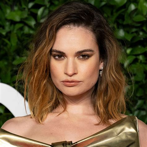 Lily James Before And After