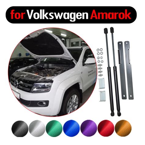 For Volkswagen Amarok 2010 2021 Front Bonnet Hood Modify Gas Struts
