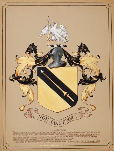 Shakespeare Coat Of Arms
