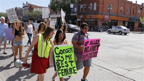 Slutwalk Marches Down Whyte Avenue Decrying Sexual Violence Cbc News