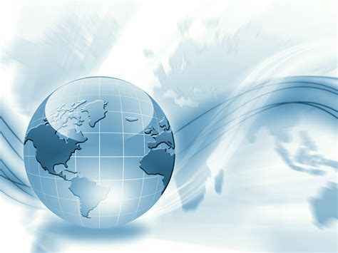 3d Global World Backgrounds 3d Blue Powerpoint Templates Free Ppt