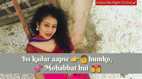 Neha Kakkar Song With Lyrics Hasi Ban Gaye Ho Tum Song With Lyrics