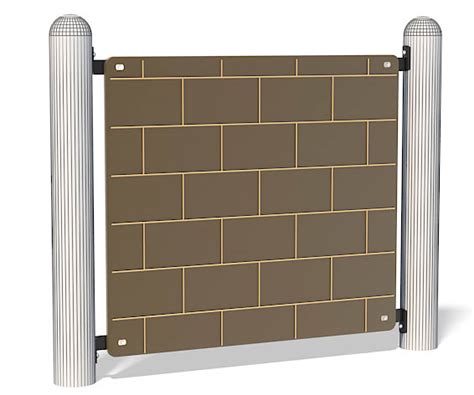 Castle Wall Panel Play Equipment Castle Inspired Barrier Panel