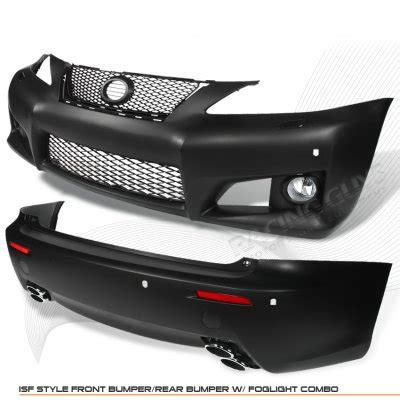 Your lexus is250 bumper cover is a piece created of plastic or fiberglass that is shaped to the car's front bumper. Lexus IS250 2006-2008 IS-F Style Front and Rear Bumpers ...