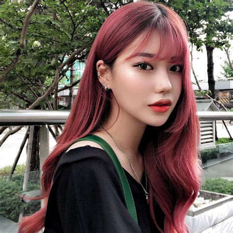 Ada Ada Hårstil In 2020 Kpop Hair Color Korean Hair Color Girl Hair Colors