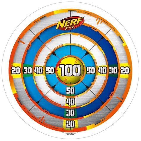 Brand New Printable Nerf Target Ij51 Advancedmassagebysara Pin On