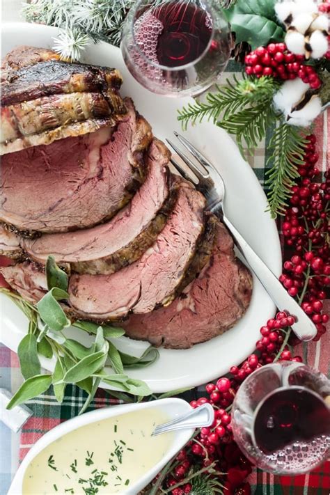 Since it's something that's made for celebratory occasions, it should be served with equally celebratory side dishes. Prime Rib | The Best Christmas Dinner Ideas | 2019 | POPSUGAR Food Photo 45