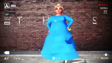 if i was you i wanna be me too elsa getting fat and needs exercise youtube