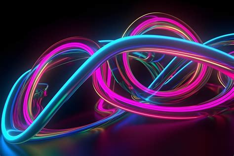 Neon Lights Background In Shades Of Purple Graphic By Ranya Art Studio