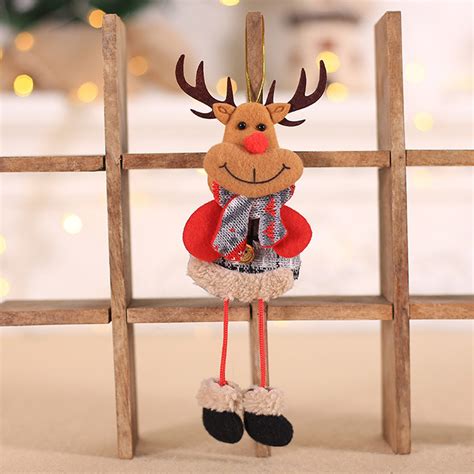 Maybe you would like to learn more about one of these? Christmas Ornaments Gift Santa Claus Snowman Rein deer Toy ...