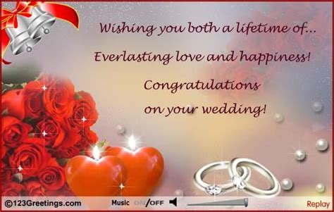 A Wedding E Card From 123 Wedding Wishes Quotes
