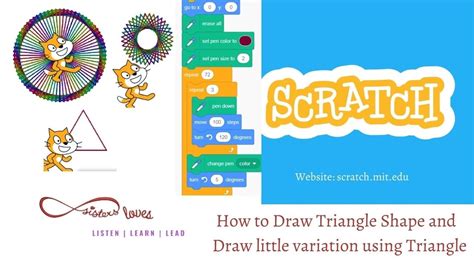 How To Draw Triangle And Little More With Triangle In Scratch Learn
