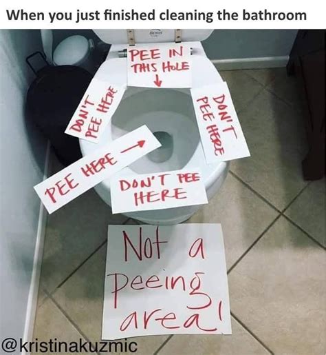 Cleaning The Bathroom Memes Funny Memes