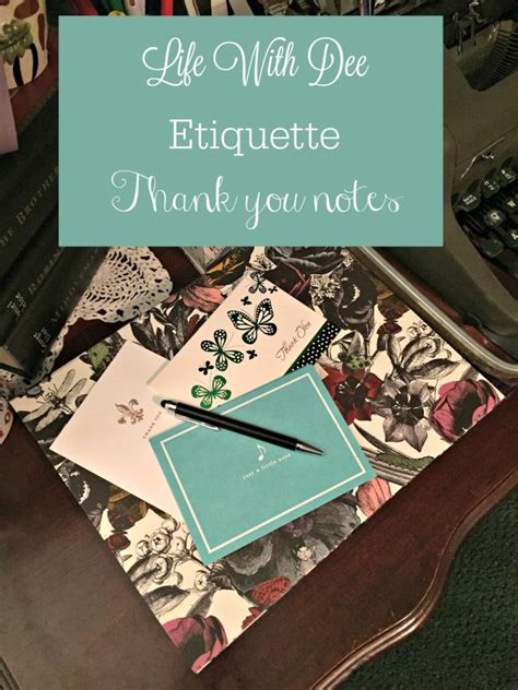 We are so grateful for the pleasure of serving you and. Etiquette ~ Thank You Notes - Life with Dee
