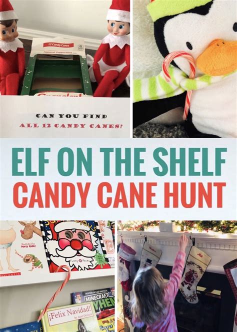 Elf On The Shelf Candy Cane Hunt Glitter On A Dime