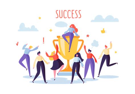 16356 Team Success Illustrations Free In Svg Png Eps Iconscout