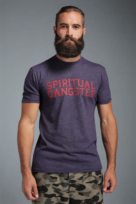 Our products could tame the harshest outback beard. Spiritual Gangster Varsity Logo Tee Deep Navy | Spiritual ...