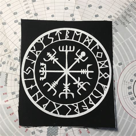 Viking Compass Icelandic Magical Stave Runes — Eli Skipp Mfa