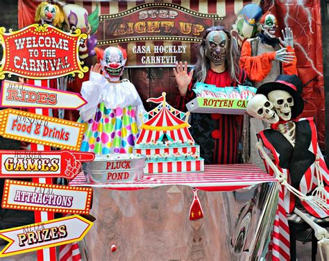 Carnevil Vinyl Signs Creepy Clown Halloween Decor Morenas Corner