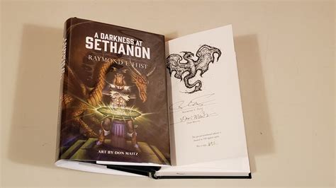A Darkness At Sethanon By Raymond E Feist Signed Limited