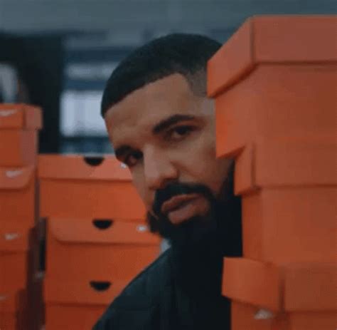 Drake Peeking GIF Drake Peeking Sliding Discover Share GIFs