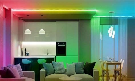 brighten   living room  led strip lights
