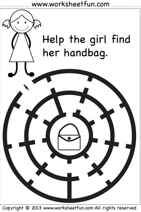 Counting dots and associating them with a number involves learning hint: Beginner Mazes - Preschool and Kindergarten - 12 ...