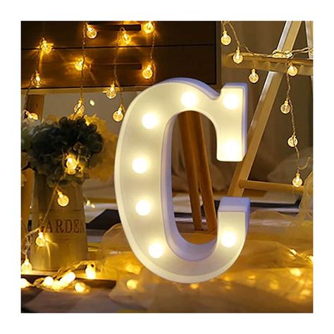 Alphabet is an american manufacturer, specializing in cutting edge technology general lighting solutions. Alphabet Marquee Light Letter C | Singapore Prop Rental - Dreamscaper