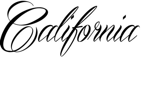 Enter some text in the box below, then click the preview button. California Tattoo in Mardian Font- maybe add a palm tree ...