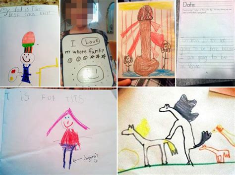 20 Rude Funny And Totally Inappropriate Kids Drawings That Didnt Make