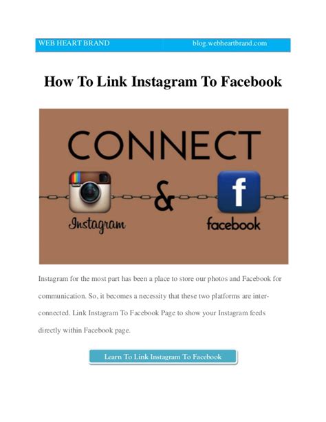 Facebook account has been the chief social networking platform across the world. How to link instagram to facebook