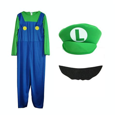 Super Mario Bros Unisex Adulto And Bambino Costume Cosplay Abito